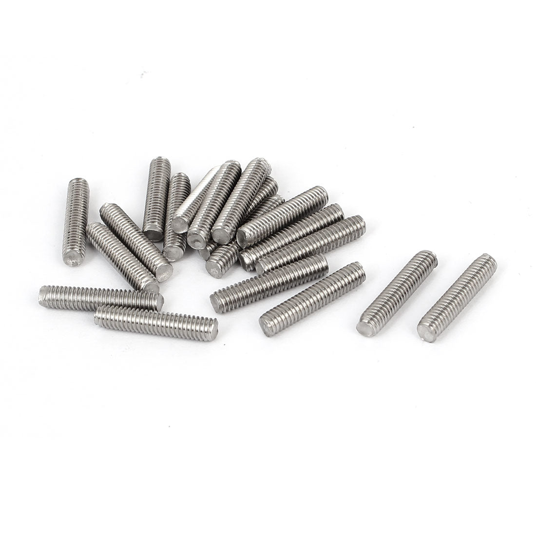 uxcell Uxcell M4 x 20mm 304 Stainless Steel Fully Threaded Rod Bar Studs Fasteners 20 Pcs