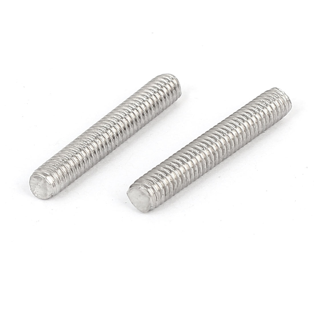 uxcell Uxcell M4 x 25mm 304 Stainless Steel Fully Threaded Rod Bar Studs Hardware 50 Pcs