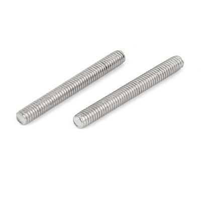 Harfington Uxcell M4 x 35mm 0.7mm Pitch 304 Stainless Steel Fully Threaded Rods Silver Tone 20 Pcs