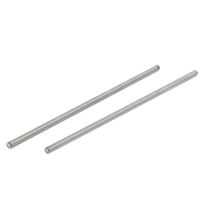 Harfington Uxcell M4 x 110mm 304 Stainless Steel All Threaded Rod Bar Studs Fastener 10 Pcs