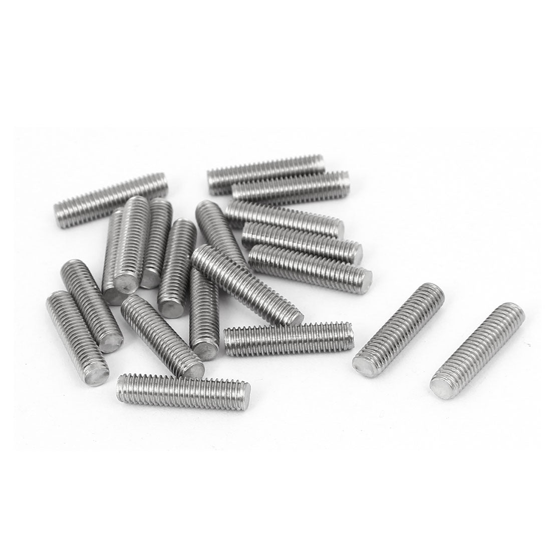 uxcell Uxcell M5 x 20mm 304 Stainless Steel Fully Threaded Rod Bar Studs Fastener 20 Pcs