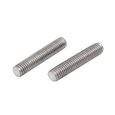 Harfington Uxcell M5 x 25mm 0.8mm Pitch 304 Stainless Steel Fully Threaded Rod Bar Studs 20 Pcs