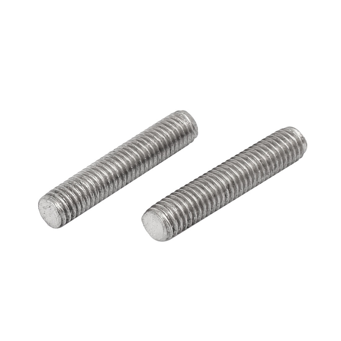 uxcell Uxcell M5 x 25mm 304 Stainless Steel Fully Threaded Rod Bar Studs Fasteners 50 Pcs