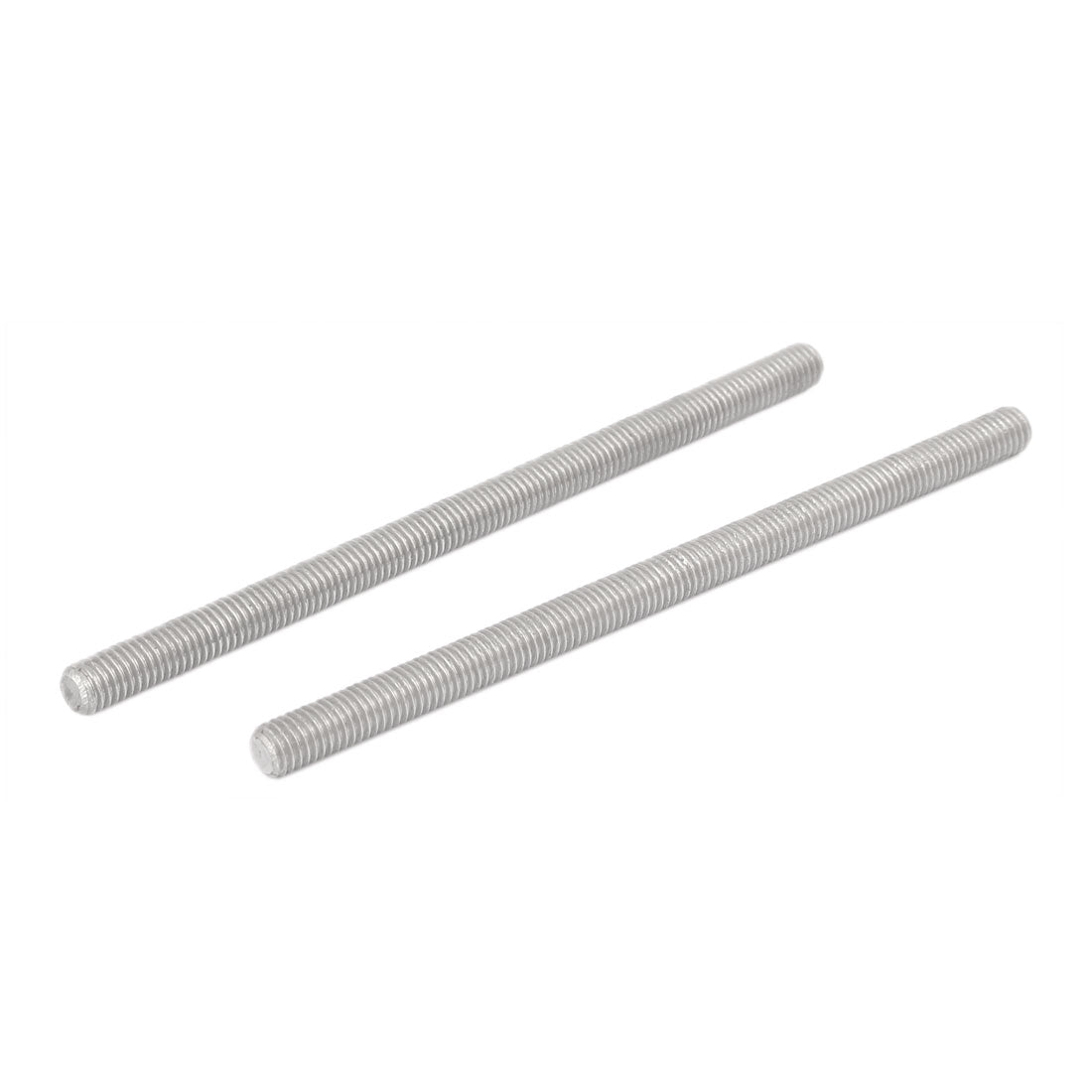 uxcell Uxcell M5 x 90mm 304 Stainless Steel Fully Threaded Rod Bar Studs Fasteners 20 Pcs