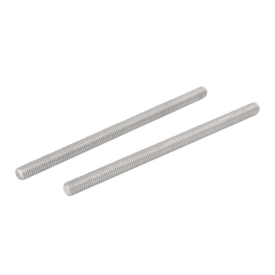 Harfington Uxcell M5 x 90mm 304 Stainless Steel Fully Threaded Rod Bar Studs Fasteners 20 Pcs