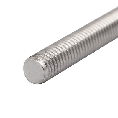 Harfington Uxcell M5 x 100mm 0.8mm Pitch 304 Stainless Steel Fully Threaded Rod Bar Studs 10 Pcs