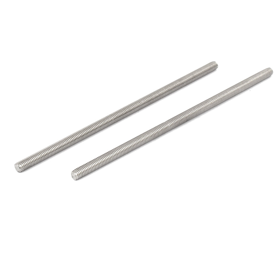 uxcell Uxcell M5 x 130mm 304 Stainless Steel Fully Threaded Rod Bar Studs Hardware 5 Pcs