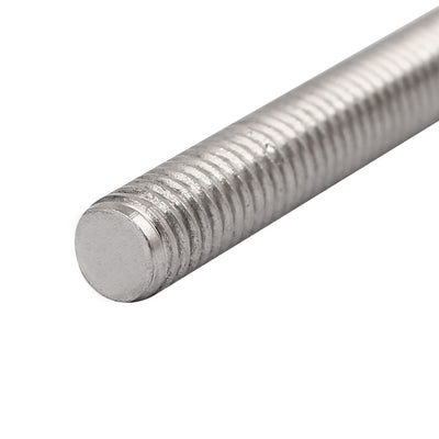 Harfington Uxcell M5 x 140mm 304 Stainless Steel Fully Threaded Rod Bar Studs Fasteners 10 Pcs