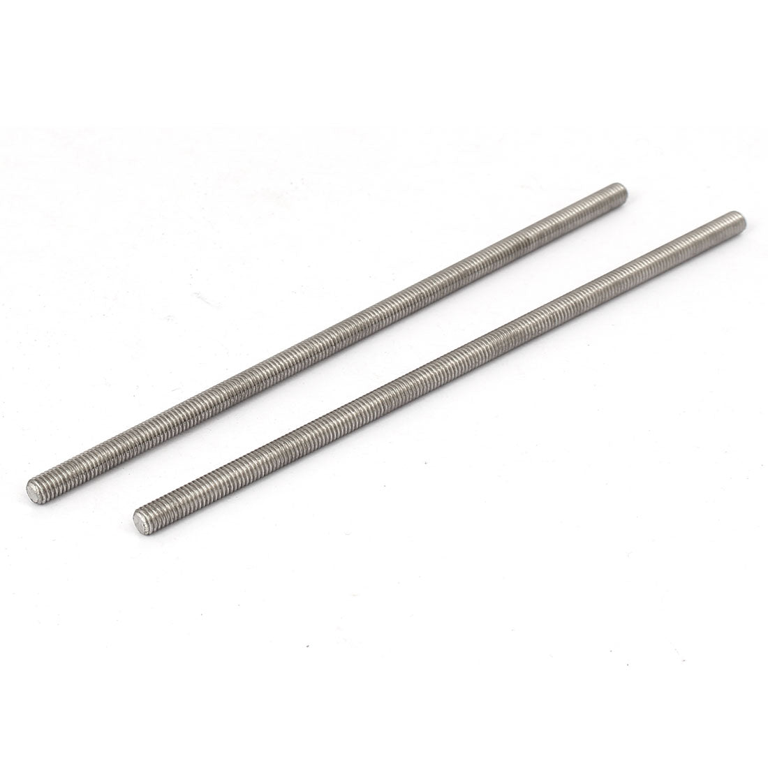 uxcell Uxcell M5 x 140mm 304 Stainless Steel Fully Threaded Rod Bar Studs Fasteners 10 Pcs