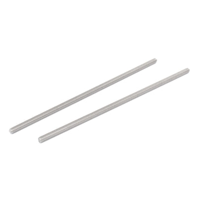 Harfington Uxcell M5 x 160mm 304 Stainless Steel Fully Threaded Rod Bar Studs Fasteners 10 Pcs