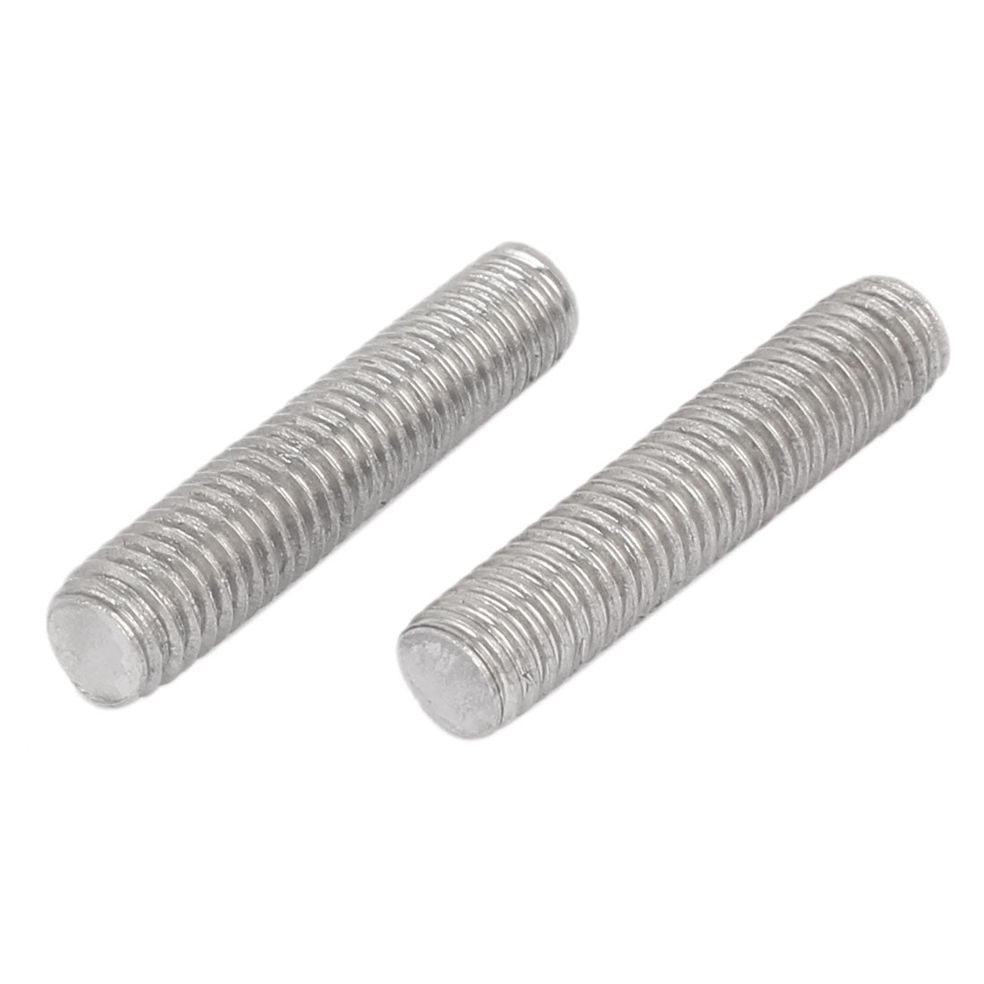 uxcell Uxcell M6 x 30mm Fully Male Threaded 304 Stainless Steel Rod Bar Studs 20 Pcs