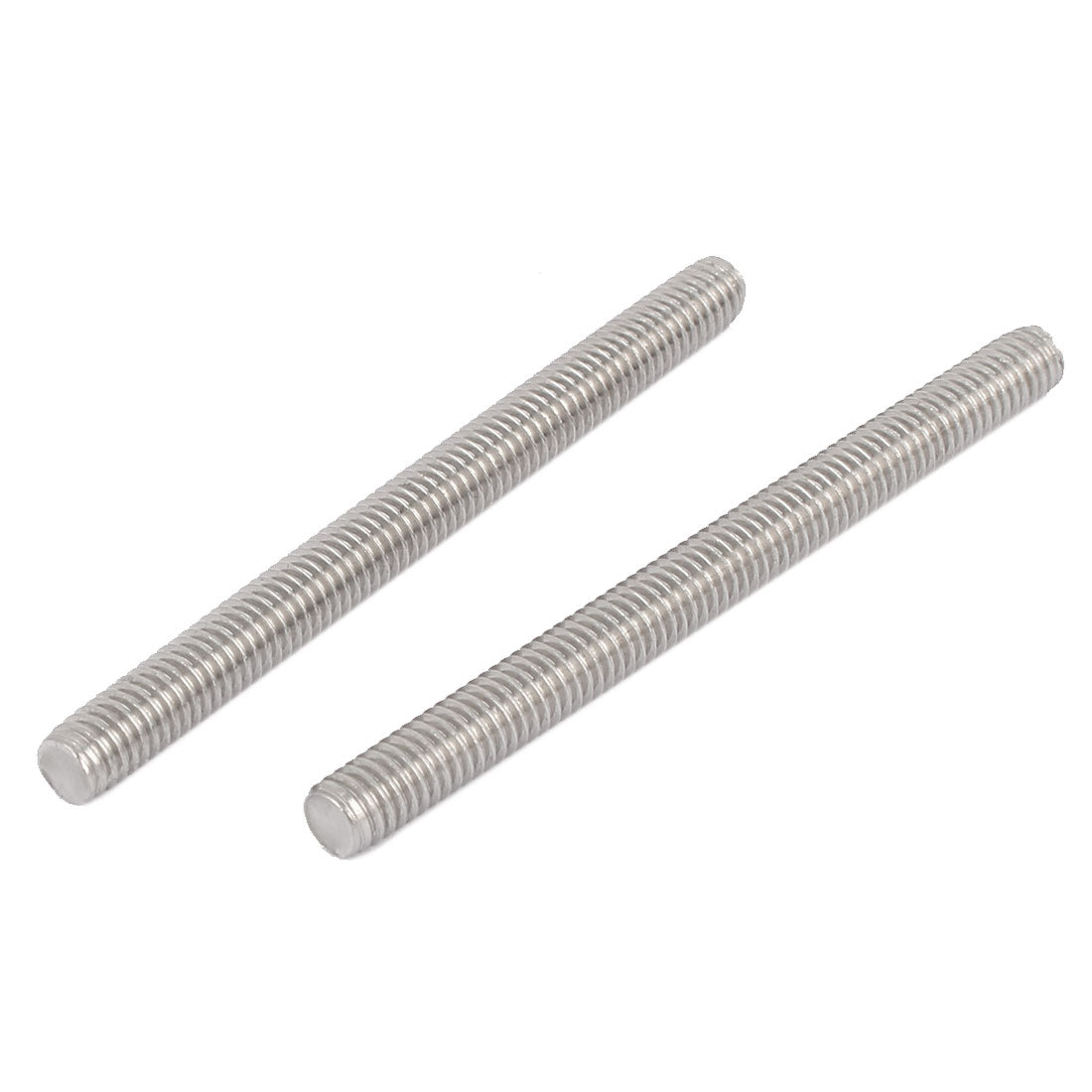 uxcell Uxcell 10stk M6 x 70mm 304 Edelstahl Außengewinde Gewindestange Bar Stab Silber Ton DE de