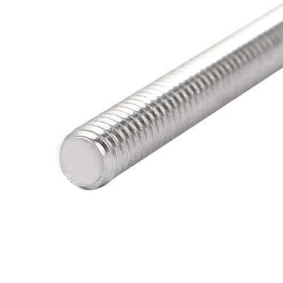 Harfington Uxcell M6 x 100mm 304 Stainless Steel Fully Male Threaded Rod Bar Studs Fastener 10 Pcs