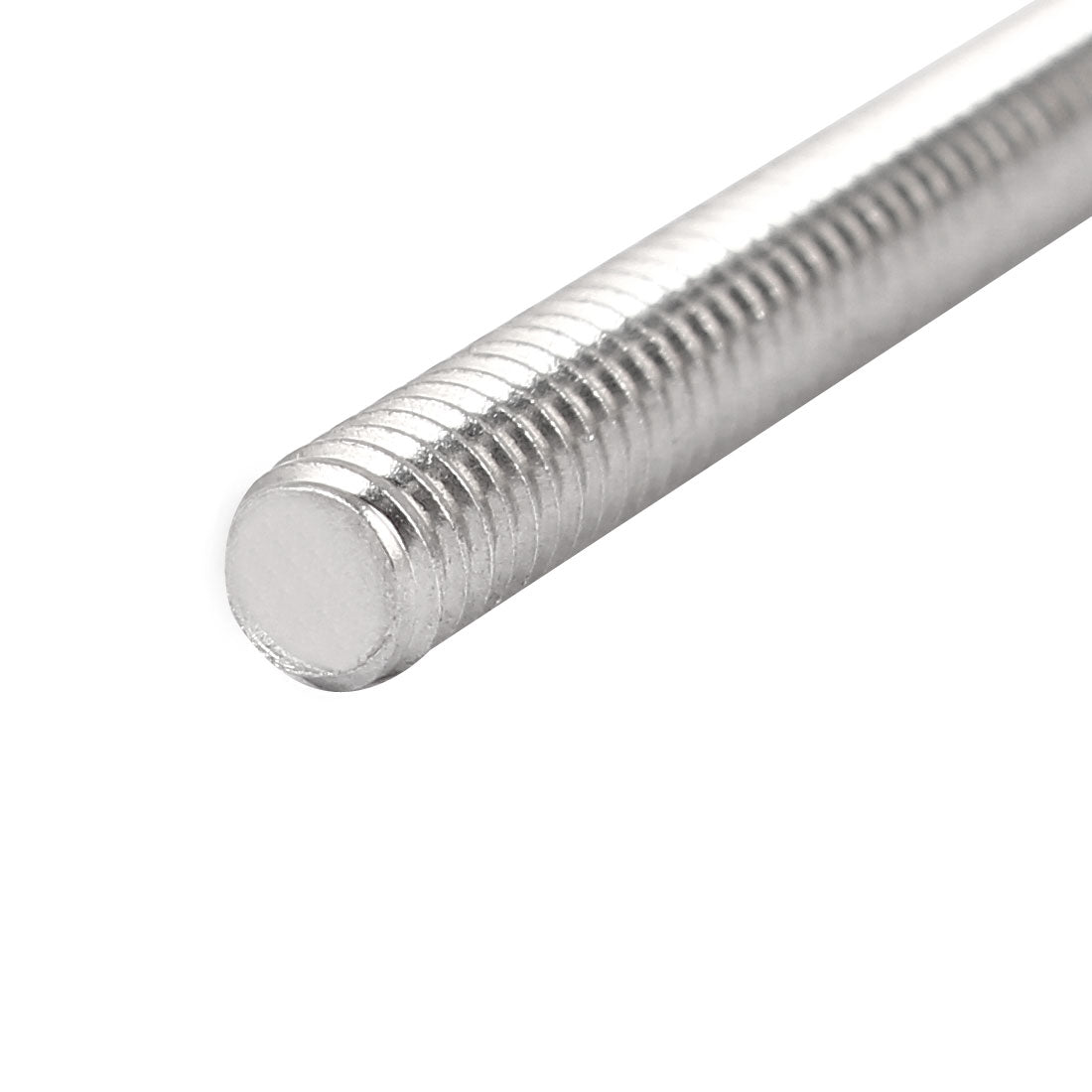 uxcell Uxcell M6 x 110mm 304 Stainless Steel Fully Threaded Rod Bar Studs Silver Tone 5 Pcs