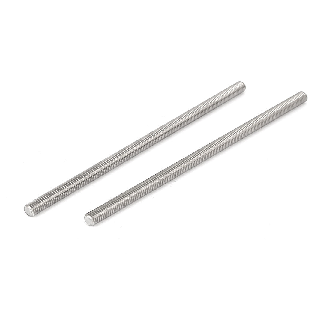 uxcell Uxcell M6 x 140mm 304 Stainless Steel Fully Threaded Rod Bar Studs Fastener 10 Pcs