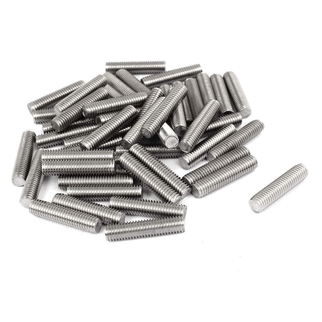 uxcell Uxcell M8 x 35mm 1.25mm Pitch 304 Stainless Steel Fully Threaded Rods Bar Studs 50 Pcs