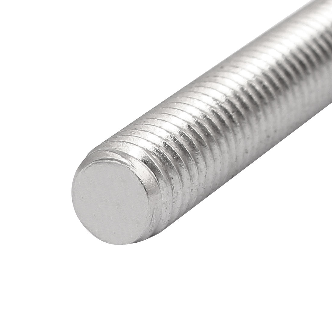 uxcell Uxcell M8 x 100mm 304 Stainless Steel Fully Threaded Rods Hardware Silver Tone 10 Pcs