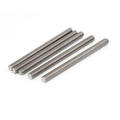 Harfington Uxcell M8 x 110mm 304 Stainless Steel Fully Threaded Rods Bar Studs Fasteners 5 Pcs