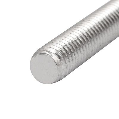 Harfington Uxcell M8 x 140mm 1.25mm Pitch 304 Stainless Steel Fully Threaded Rods Bar Studs 10 Pcs