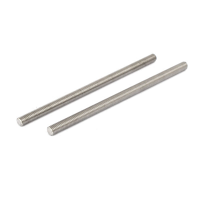 Harfington Uxcell M8 x 150mm 304 Stainless Steel Fully Threaded Rods Bar Studs Fasteners 10 Pcs