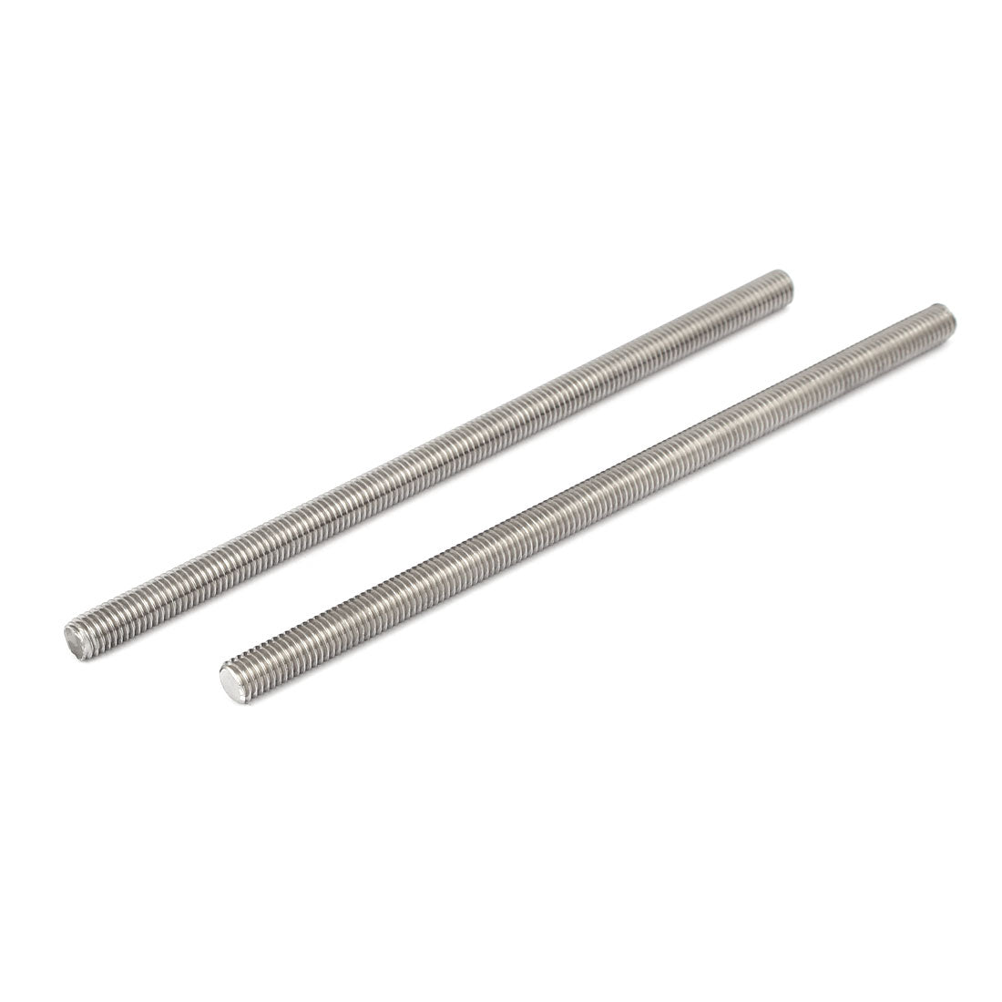 uxcell Uxcell M8 x 170mm 304 Stainless Steel Fully Threaded Rods Fasteners Silver Tone 5 Pcs