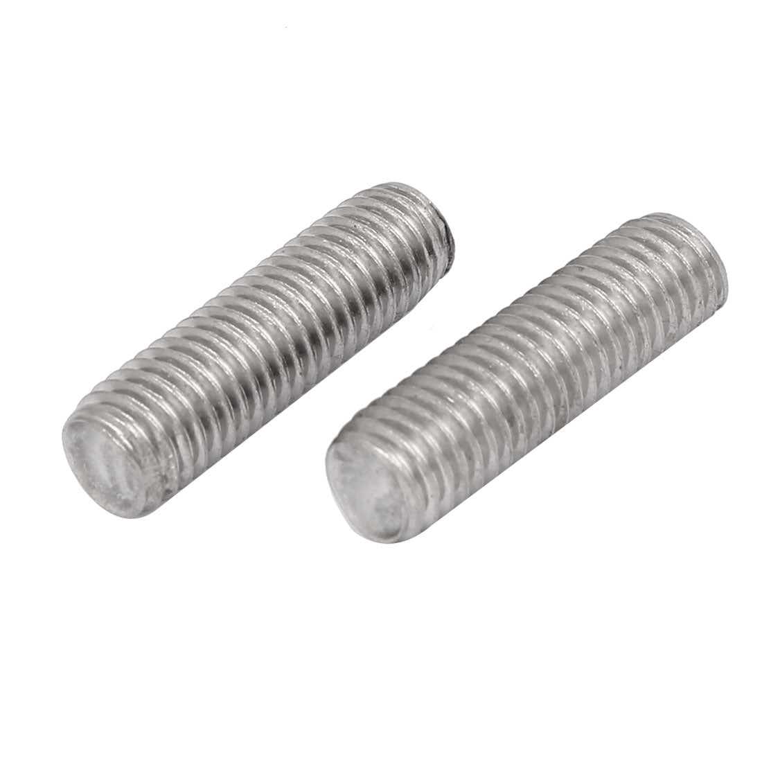 uxcell Uxcell M10 x 35mm 304 Stainless Steel Fully Threaded Rods Fasteners Silver Tone 10 Pcs