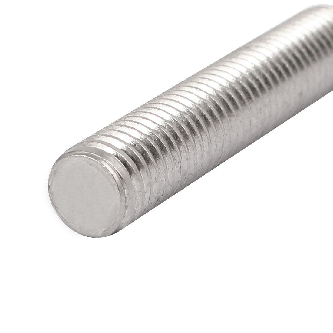 uxcell Uxcell 20Stk. 304 Edelstahl volle Gewindestange M10 x 50mm 1,5mm Gewindegang silbern de