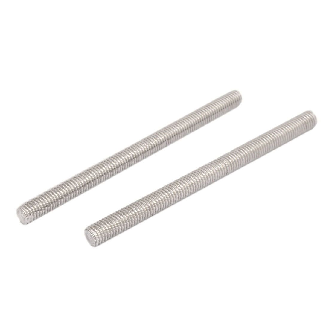 uxcell Uxcell M10 x 140mm 304 Stainless Steel Fully Threaded Rods Bar Studs Hardware 5 Pcs