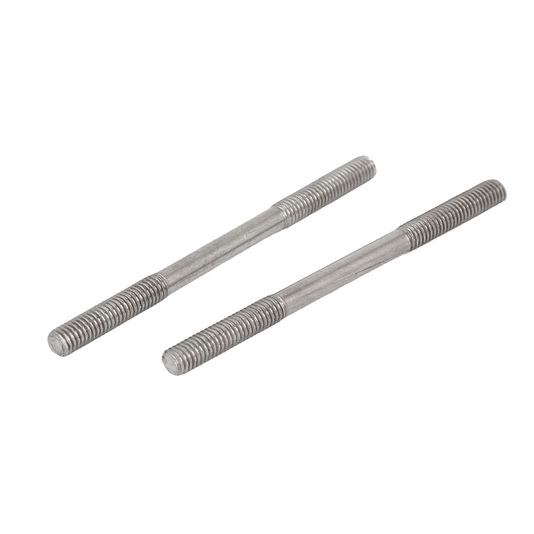 uxcell Uxcell 20 Stück Doppelend Gewindestift Schraube M3x45mm aus 304 Edelstahl