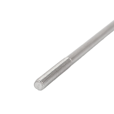 Harfington Uxcell 10 Stück Doppelend Gewindestift Schraube M4x140mm aus 304 Edelstahl