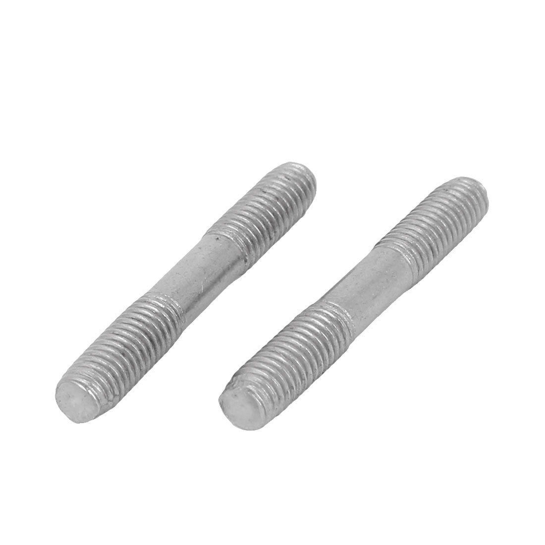 uxcell Uxcell M5x35mm 304 Stainless Steel Double End Thread Tight Adjustable Push Rod Stud 20pcs