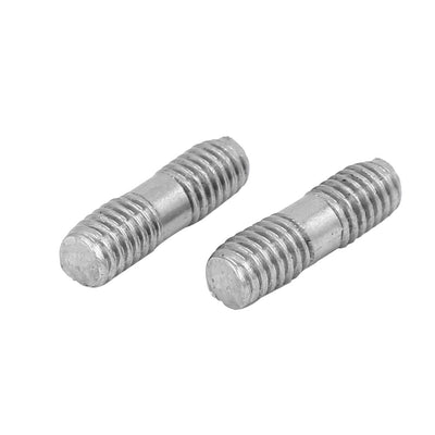 Harfington Uxcell M6x20mm 304 Stainless Steel Double End Threaded Stud Screw Bolt 20pcs