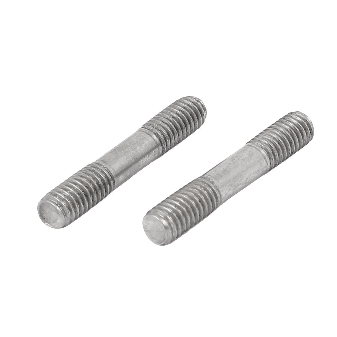 uxcell Uxcell M6x35mm 304 Stainless Steel Double End Threaded Stud Screw Bolt 20pcs