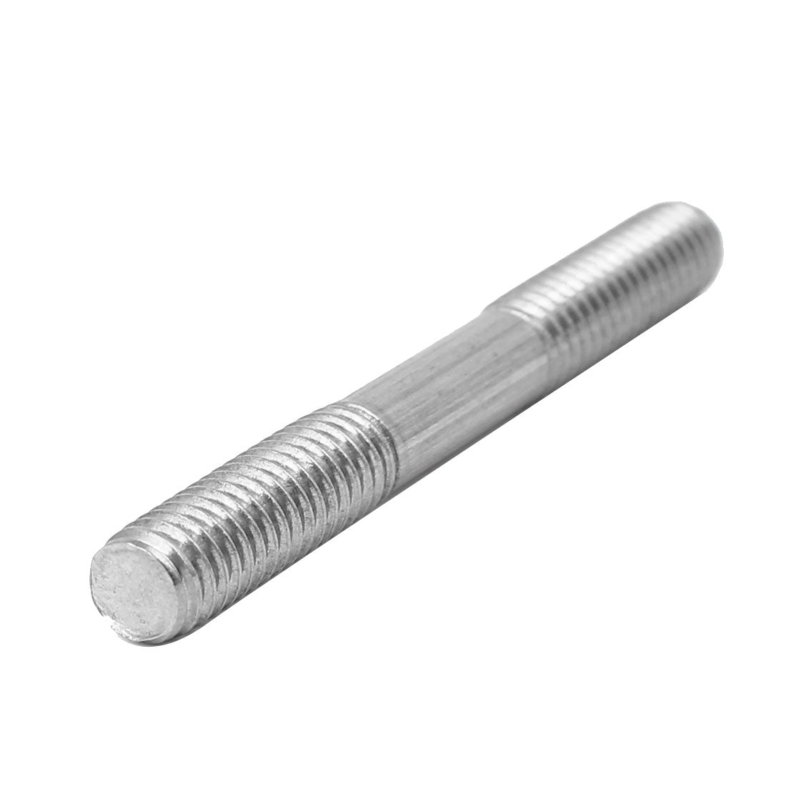 uxcell Uxcell 50 Stück Doppelend Gewindestift Schraube Ersatz M6x50mm aus 304 Edelstahl