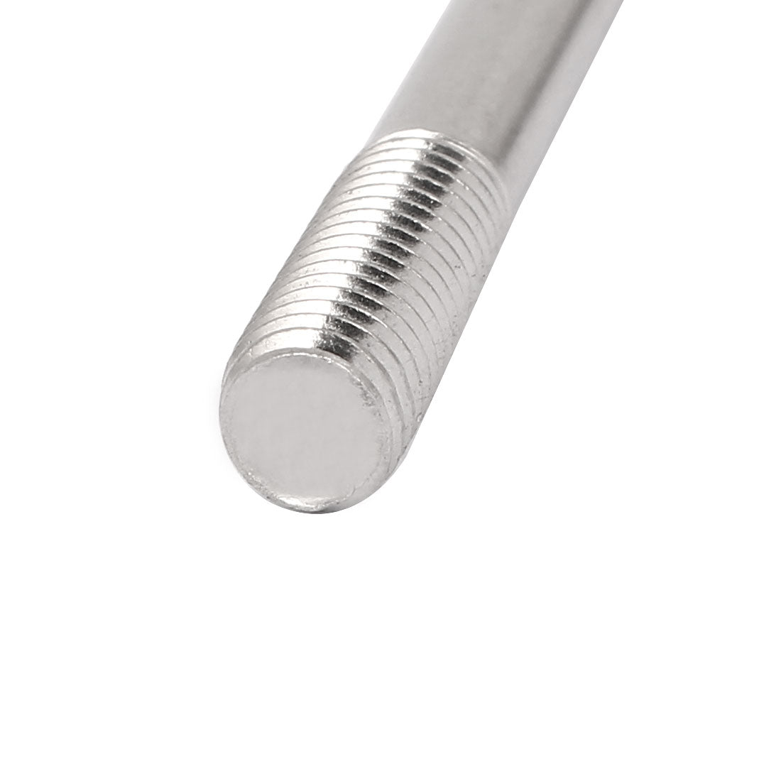 uxcell Uxcell 20 Stück Eng Verstellbare Schubstange Doppelend Gewindebolzen Silber Ton M8x60mm