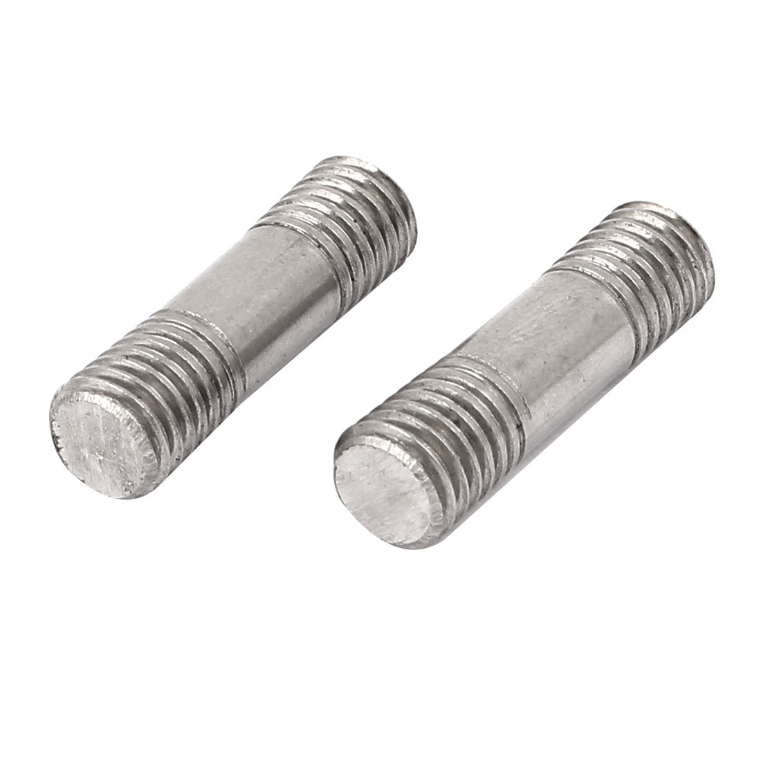 uxcell Uxcell 304 Stainless Steel Double End Thread Tight Adjustable Push Rod Stud M10x35mm 10pcs