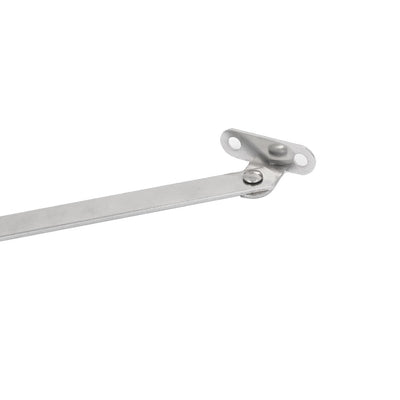 Harfington Uxcell Cabinet Cupboard Metal 180 Degree Folded Door Pivot Hinge(Left and Right) Silver Tone 2pcs