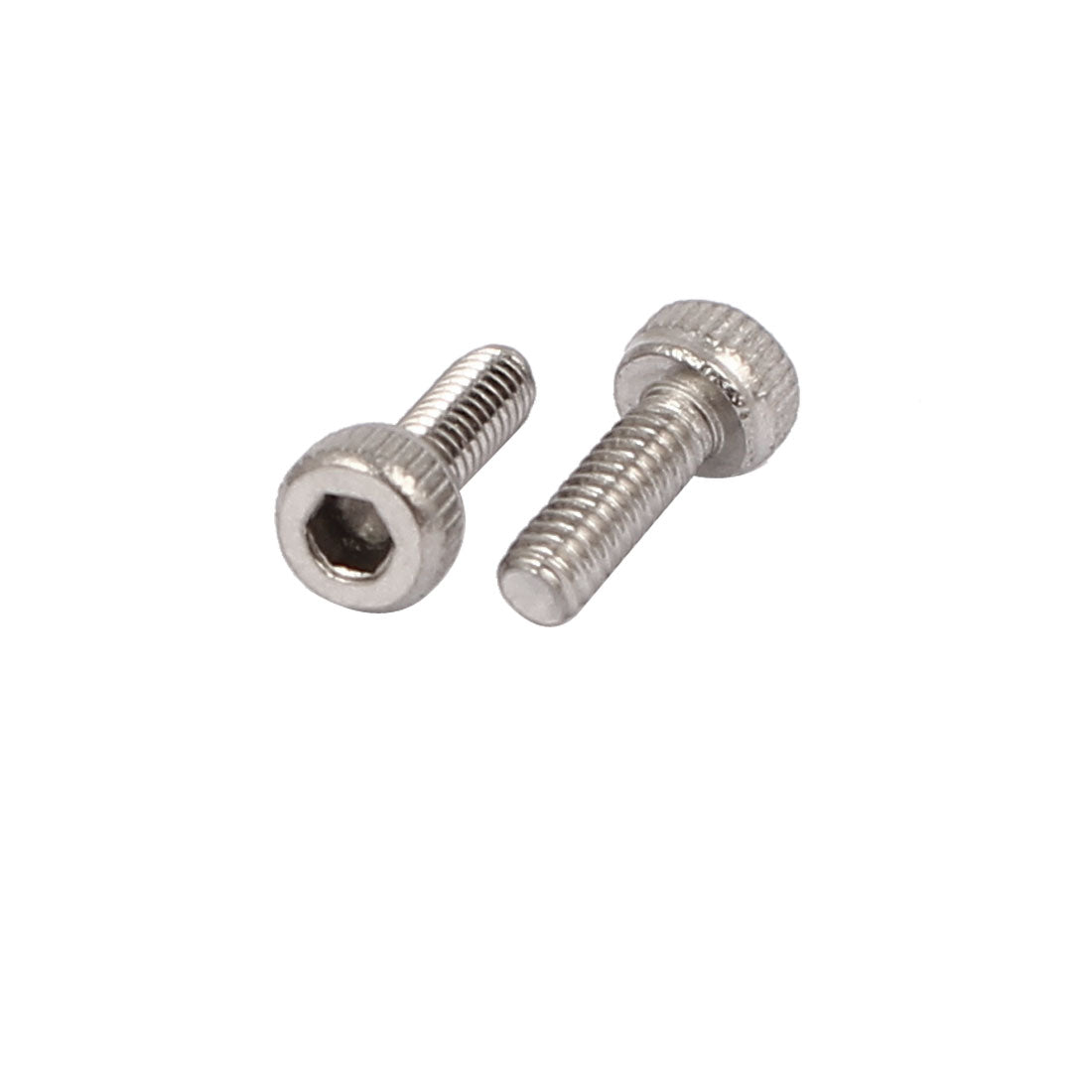 uxcell Uxcell M2 x 6mm 0.4mm Pitch 304 Stainless Steel Hex Socket Head Cap Screw DIN912 120pcs