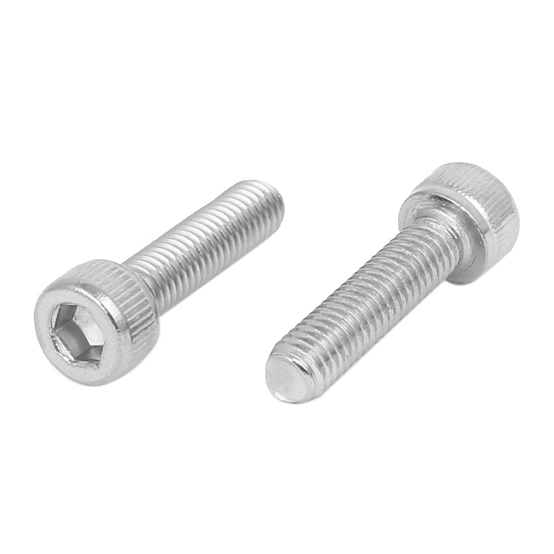 uxcell Uxcell M5x20mm Thread 304 Stainless Steel Hex Socket Head Cap Screw Bolt DIN912 20pcs