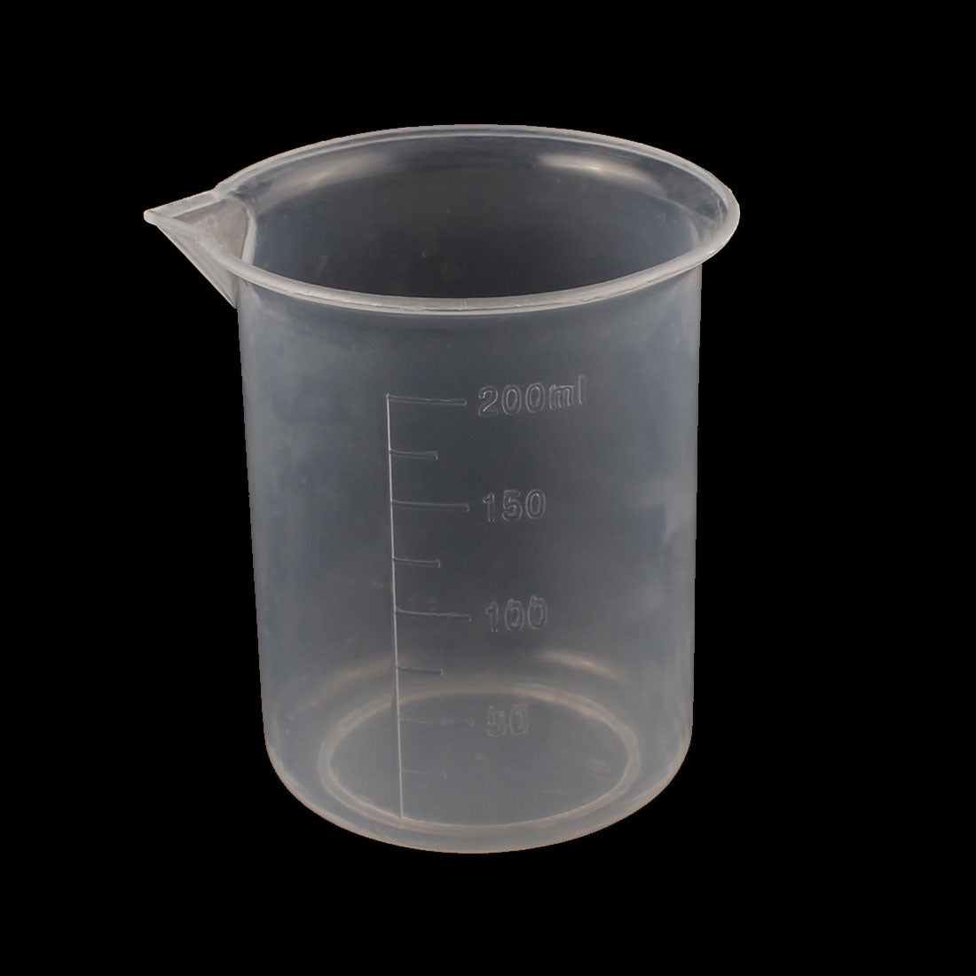 uxcell Uxcell 5 pcsKitchen Lab 200mL Plastic Measuring Cup Jug Pour Spout Container