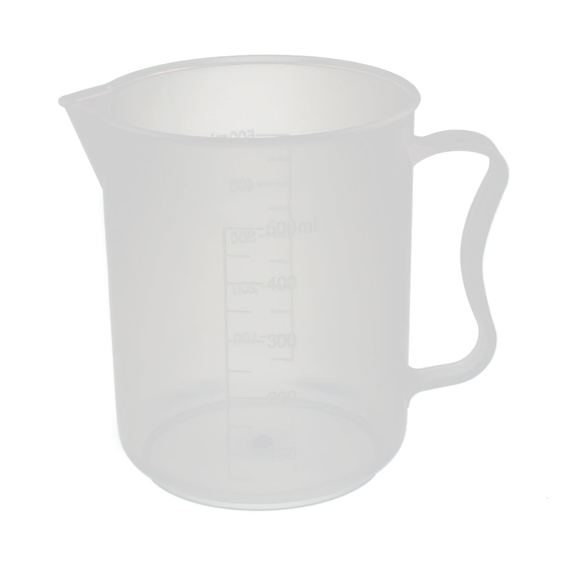 uxcell Uxcell Kitchen Labotary 500mL Plastic Measuring Cup Jug Pour Spout Container