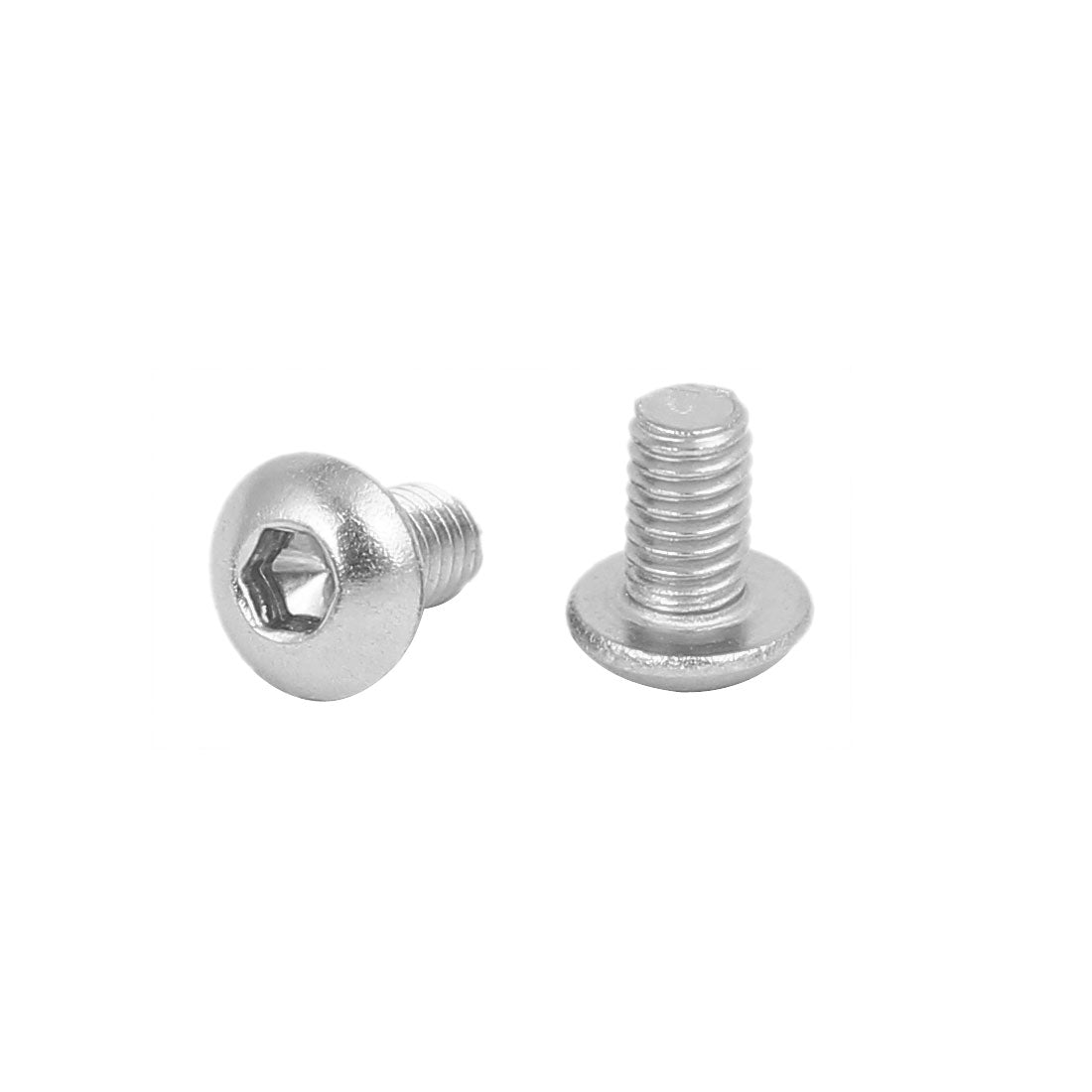 uxcell Uxcell M3x5mm 316 Stainless Steel Fully Thread Button Head Hex Socket Cap Screw 40pcs