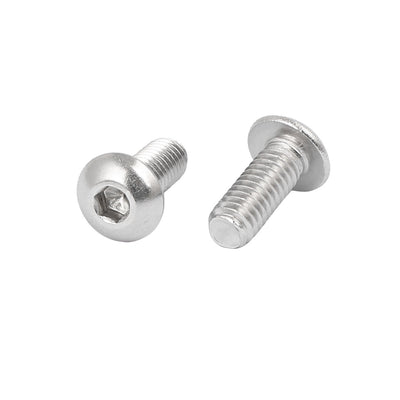 Harfington Uxcell 10Stk M5x14mm Gewinde 316 Edelstahl Bottem Kopf Hexon Steckdose Deckel Schraube de