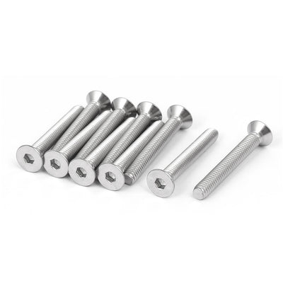 Harfington Uxcell 10 Stück M4x30mm 316 Edelstahl Flachkopf Innensechskantschraube Verschluss de