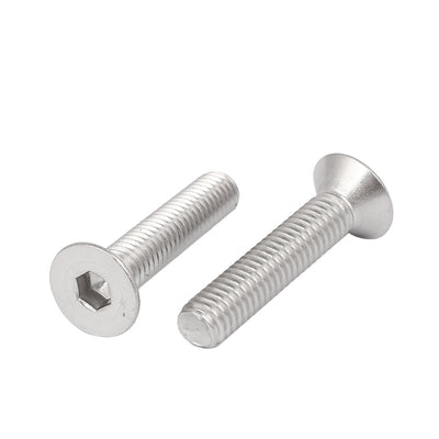 Harfington Uxcell 5Stk M6x30mm 316 Edelstahl Senkkopf Flachkopf Innensechskant Kappe Schrauben de