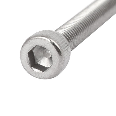 Harfington Uxcell M6 x 70mm Thread 304 Stainless Steel Hex Socket Head Cap Screw Bolt DIN912 12pcs