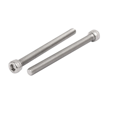 Harfington Uxcell M6 x 70mm Thread 304 Stainless Steel Hex Socket Head Cap Screw Bolt DIN912 12pcs