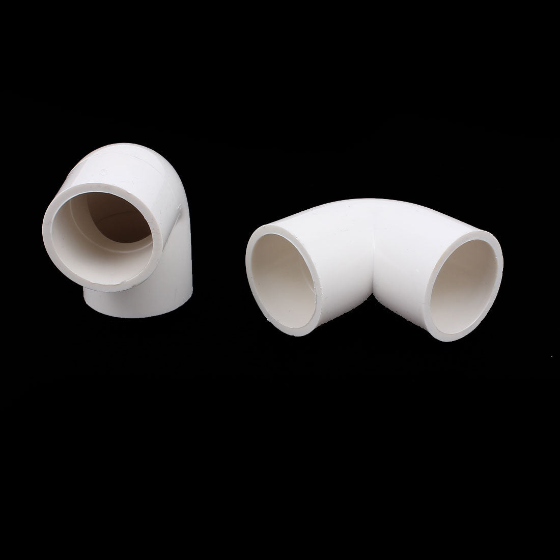 uxcell Uxcell 6 Pcs 25mm Dia 90 Degree Elbow Type PVC-U Pipe Connector Adapter Fitting White