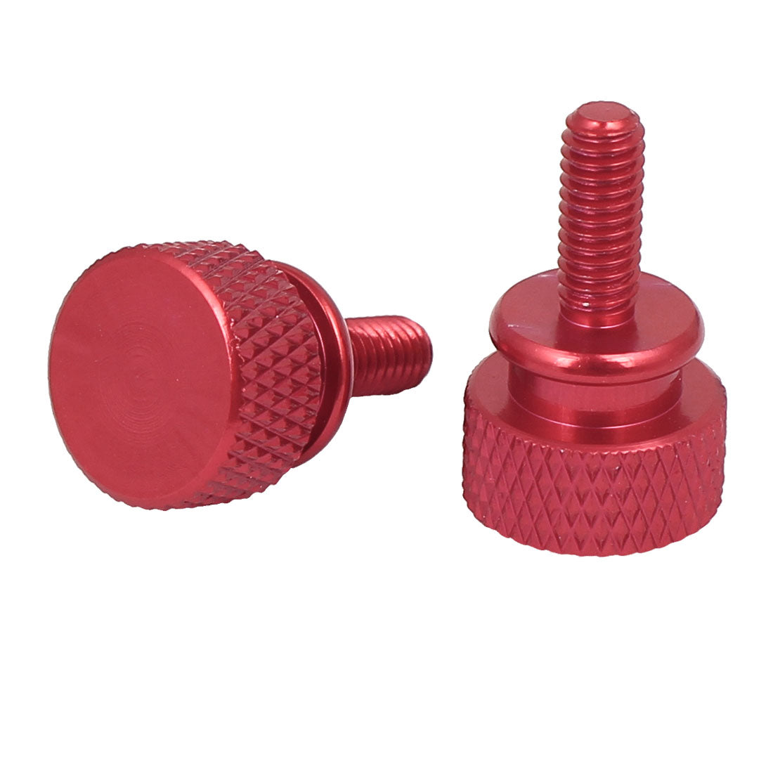 uxcell Uxcell Computer PC Case Shoulder Type Knurled Thumb Screw Wine Red M4x10mm 10pcs