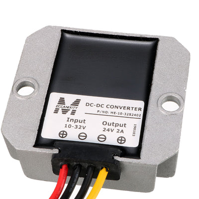 Harfington Uxcell Spannungswandler Regler DC/DC DC9-32V zu DC 24V 2A 48W Transformator DE de